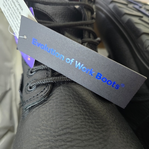 ⭐️40% Off⭐️ S. Fellas Genuine Grip Poseidon Men's Work Boots in Black - Picture 12 of 16